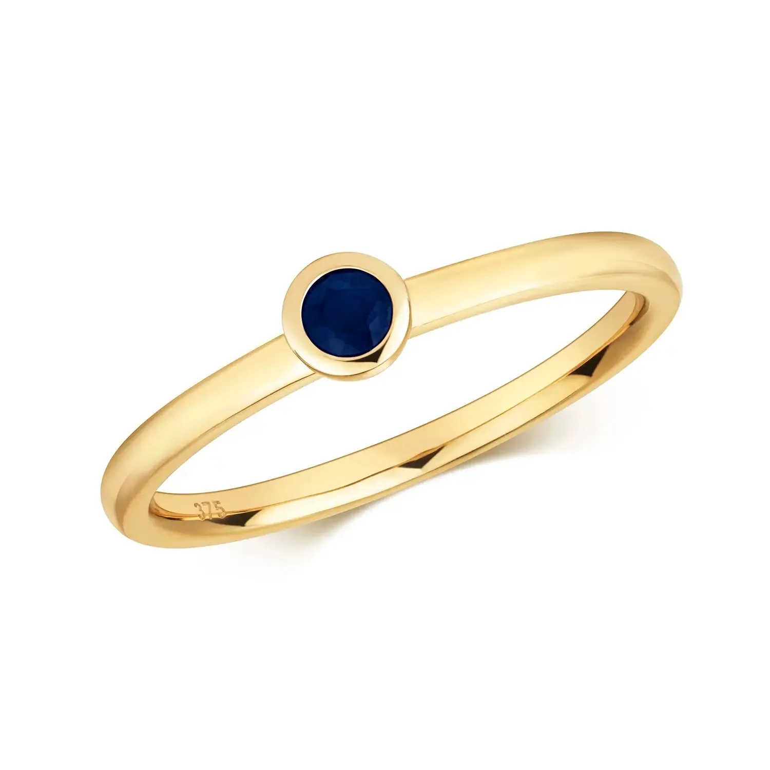 Sapphire Solid Gold Birthstone Ring