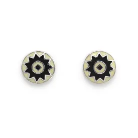 Small Sunburst Stud Earrings