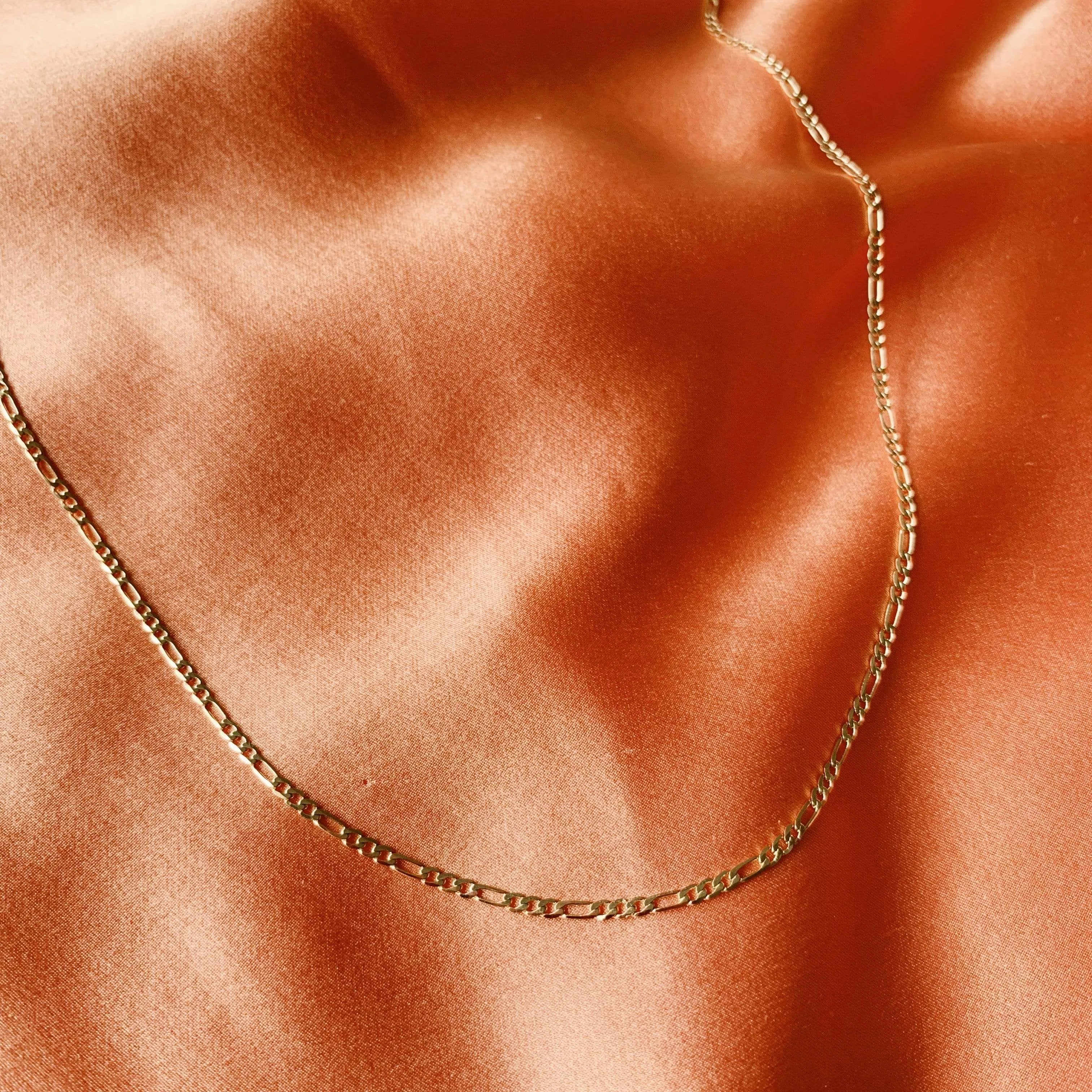 Thin Figaro Chain Necklace