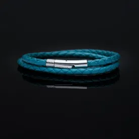 Turquoise Leather Wrap Bracelet