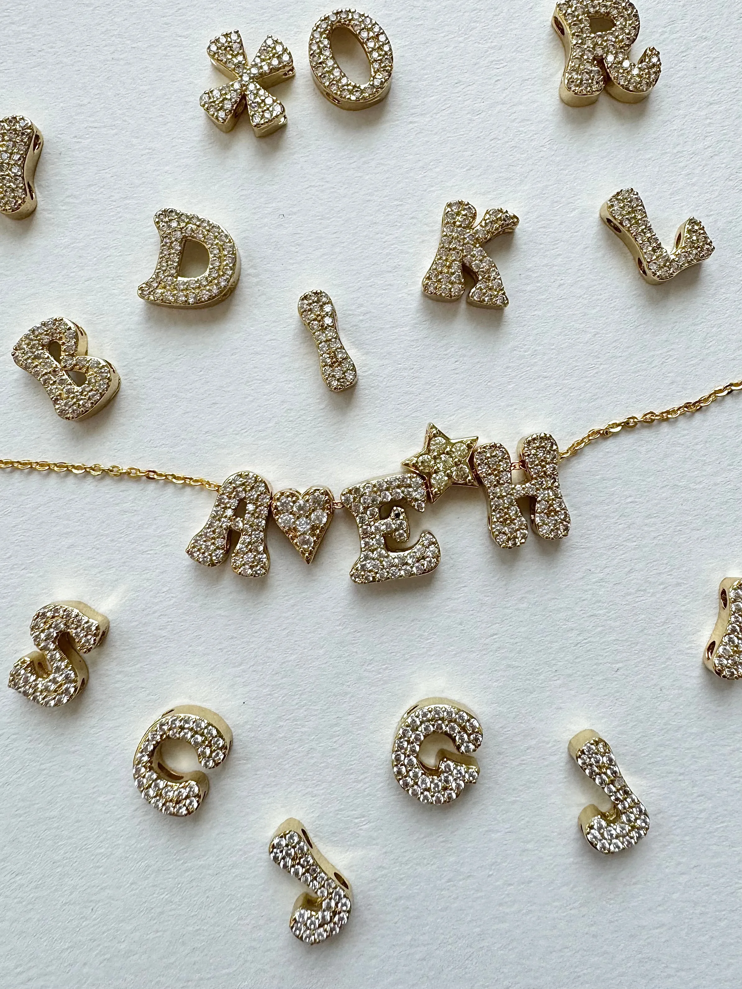 TWINKLE MICROPAVE CHARM NECKLACE