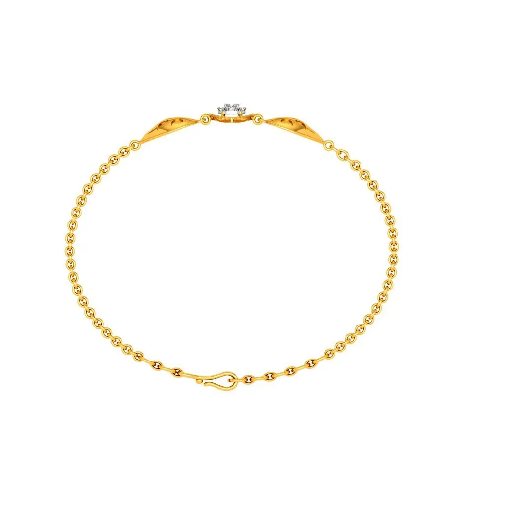 Unique Design Gold Diamond Bracelet