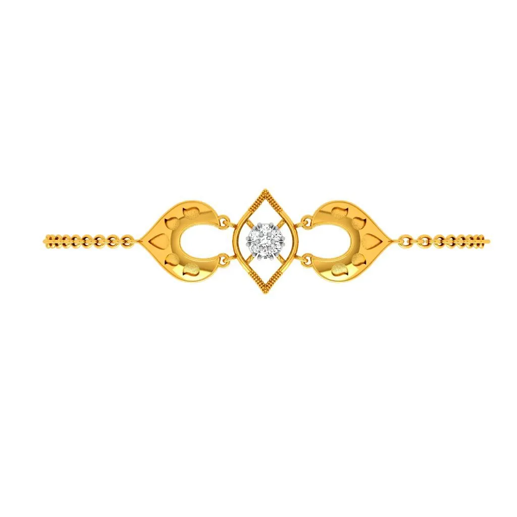 Unique Design Gold Diamond Bracelet