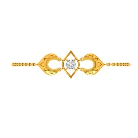 Unique Design Gold Diamond Bracelet