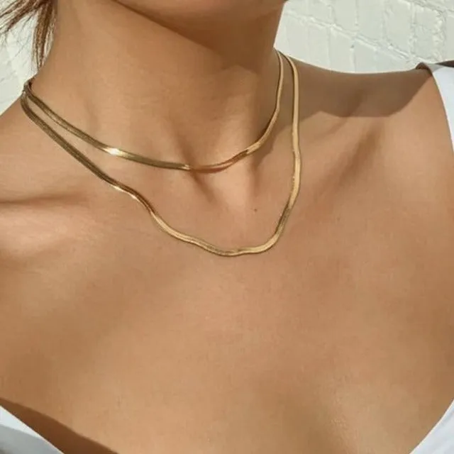 Vintage Multi-layer Coin Chain Choker Necklace