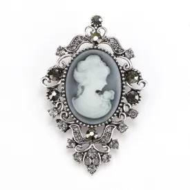 Women's Palace Beauty Queen Cameo Brooch